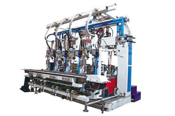 Four groups of five electric large droplet (30L) row and column machines